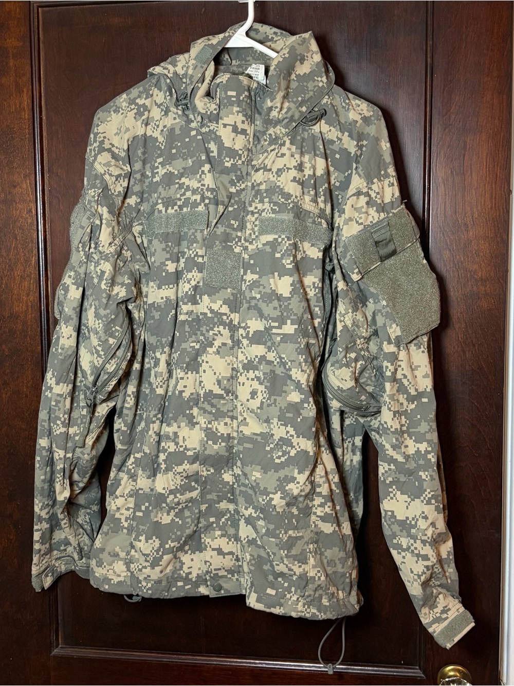 Propper USGI ECWCS Gen III Soft Shell ACU Camo Camouflage Jacket Medium-Long